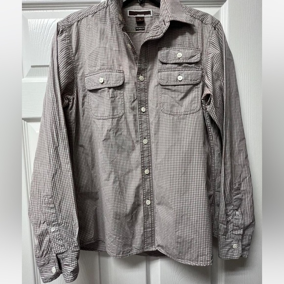 Michael Kors Other - Michael Kors Brown and White Checkered Shirt